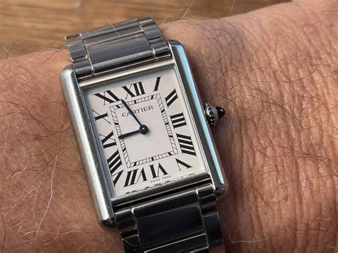 cartier tank reptime|cartier quartz watch review reddit.